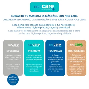 Nice Care Caixa de areia Birba bege com borda para gatos