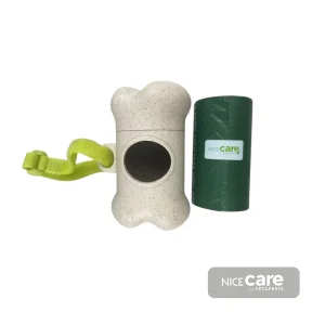 Nice Care Eco Dispensador e rolo de sacos higiénicos para cães