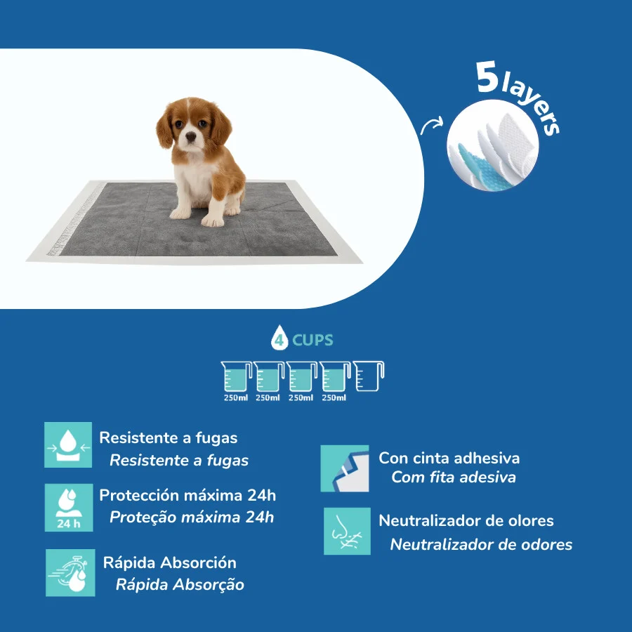 Nice Care Resguardos com carvão ativo para cães - Image 2