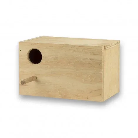 Ninho em madeira com tampa para diamantes de gould – Modelo: Porta Superior Direita