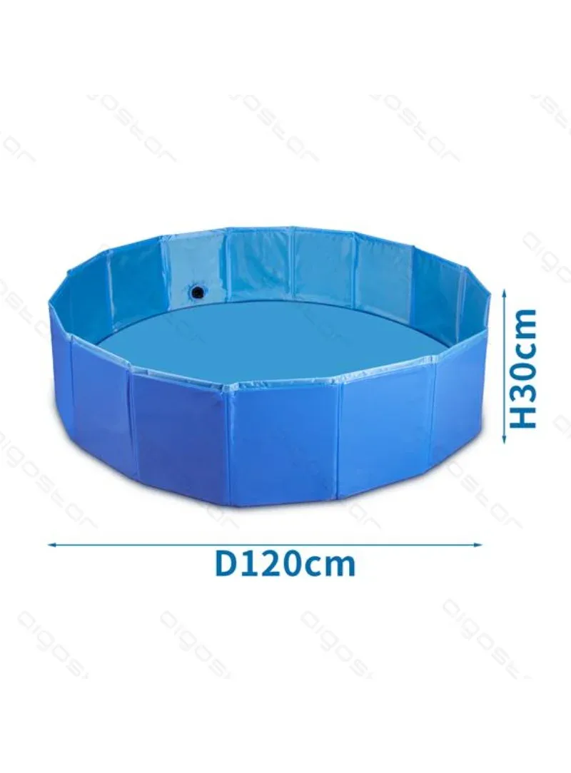 Nobleza Piscina para Cães – Piscina dobrável para cães M (Ø 120 x 30 cm)