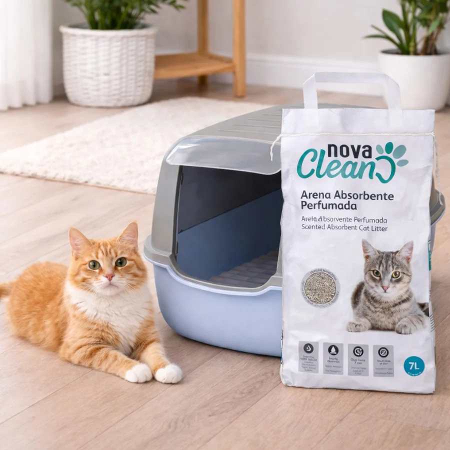 Nova Clean Areia Perfumada Absorvente para gatos - Image 2