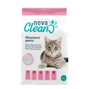 Nova Clean Pérolas Absorventes de Sílica para Gatos