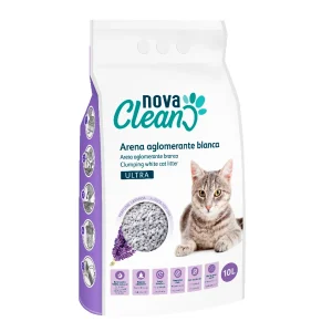 Nova Clean Ultra Areia Aglomerante Lavanda para gatos