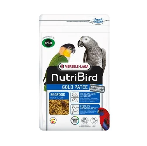 NUTRIBIRD GOLD PATEE GR.PERIQUITOS & PAPAGAIOS 1KG