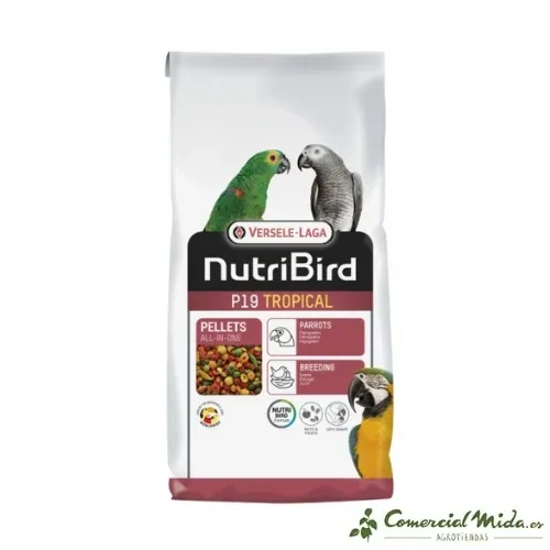 NUTRIBIRD P19 Tropical em Pellets