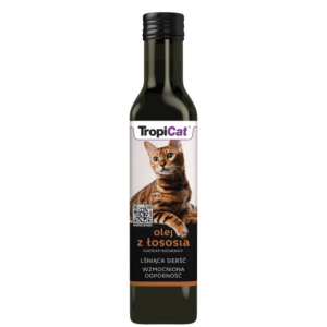 Óleo de salmão para Gatos TropiCat 250 ml