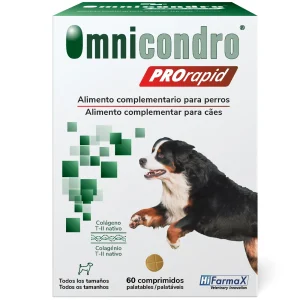 Omnicondro PROrapid – Suporte Articular de Ação Rápida para Cães (60 comprimidos)