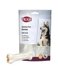 Ossos Prensados para Cães C/ Recheio Pato 12 Cm / 120 Gr (2 Unid.)