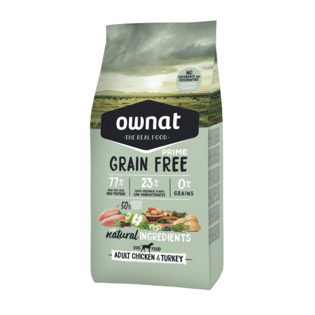 Ownat Cão GF Prime Adulto Frango & Peru