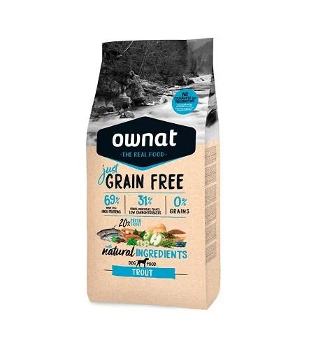OWNAT CÃO JUST GF TROUT 3KG