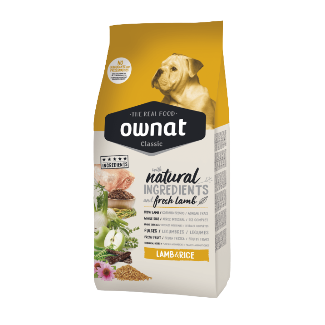 Ownat Classic Cão Borrego & Arroz
