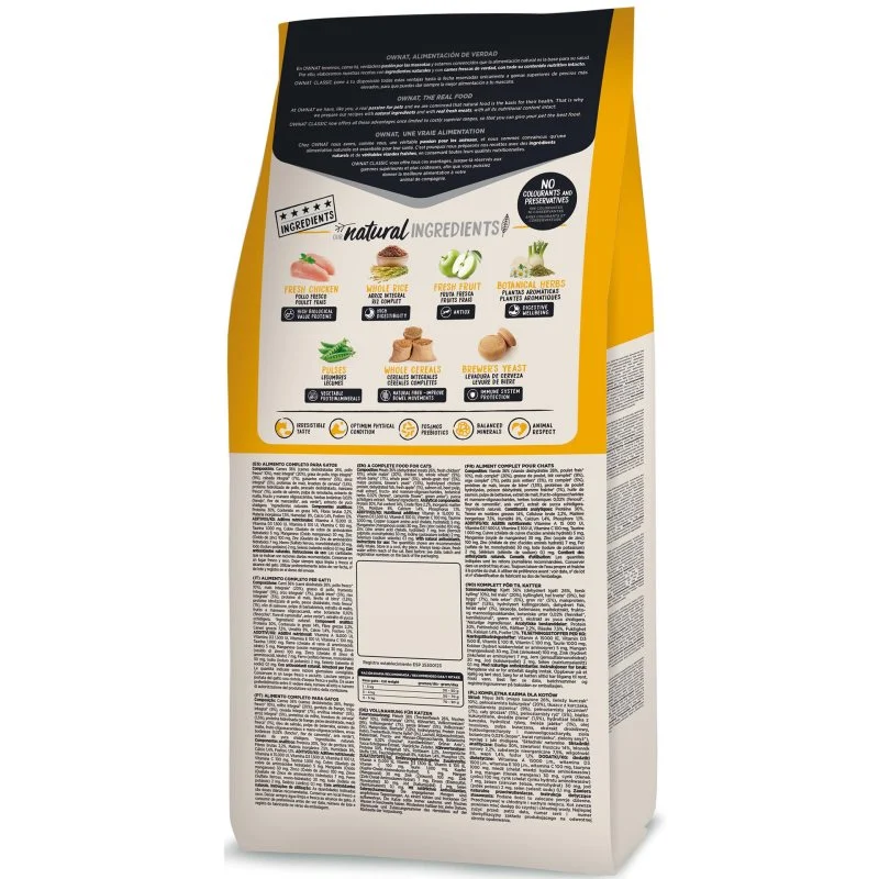 OWNAT Classic Daily Care – Ração seca para gato adulto – Frango - Image 2