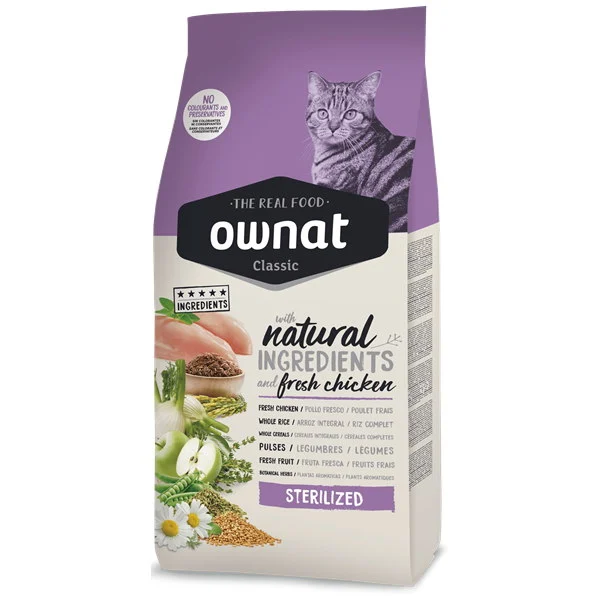 Ownat Classic Gato Esterilizado – 4 kg