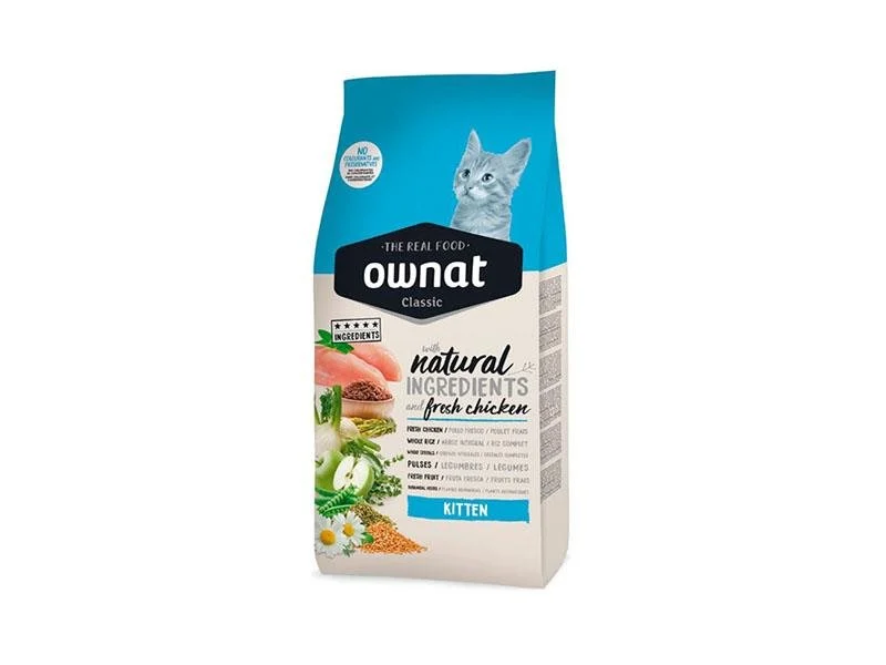 OWNAT Classic Kitten – Ração seca para gatinho – Frango