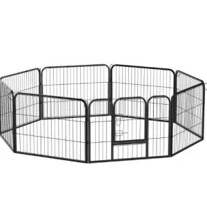 Parque para cães para interior e exterior – 8 paineis 80 x 60 cm