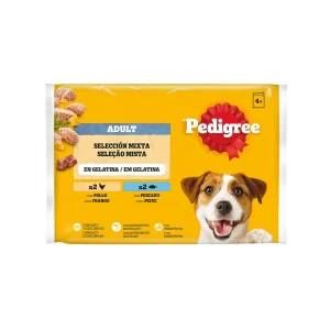 Pedigree Alimento húmido de frango e peixe para cães