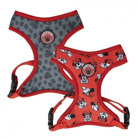 Peitoral reversível Minnie Mouse para cão – Disney – Tamanho: XS/S