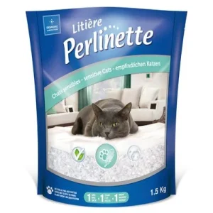 Perlinette Sensible areia de sílica para gatos