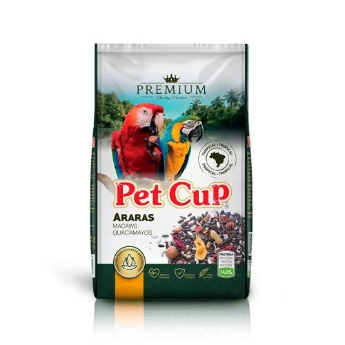 PET CUP ARARA PREMIUM 2KG