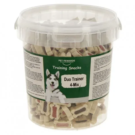 Pet Rewards Duo Trainer – Snacks de treino para cão – Quantidade: 500 g