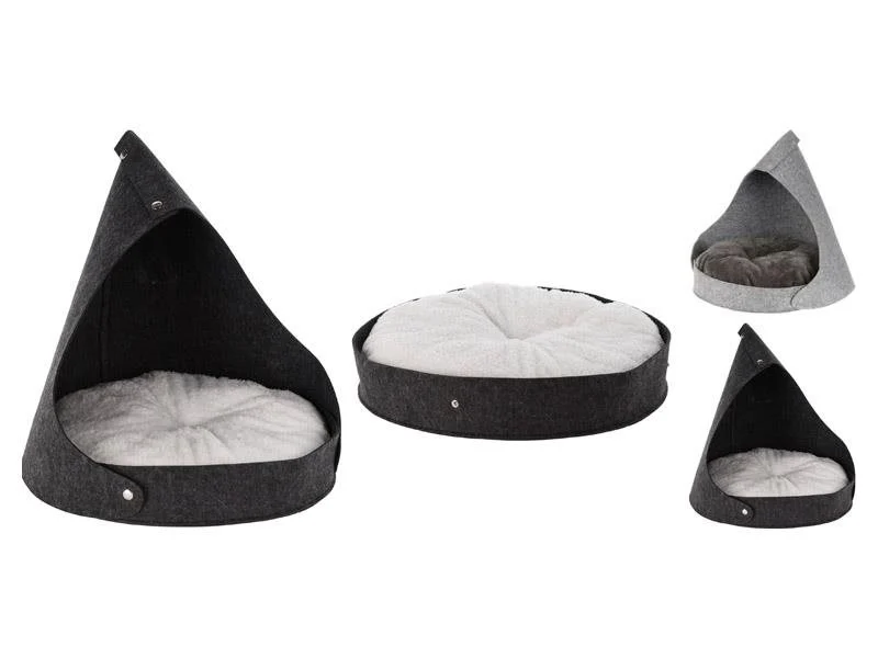 Pets Collection Tenda de Descanso para Gatos com 2 Almofadas 50x50x55cm