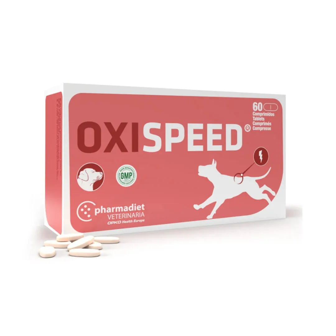 Pharmadiet Oxispeed Comprimidos – Alimento complementar energético para cães 60 comprimidos