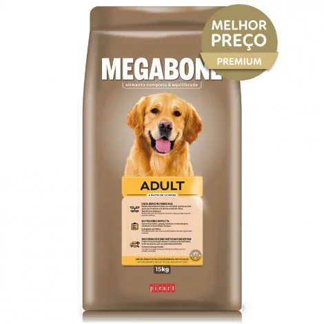 Picart Megabone Adult – Ração seca para cão adulto – Quantidade: 15 kg
