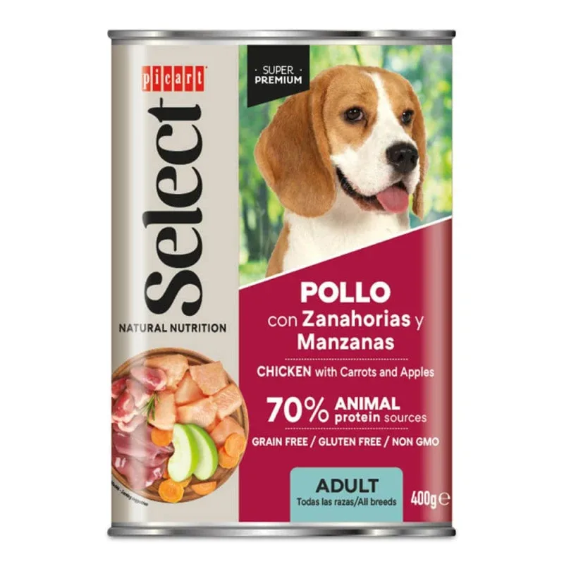 Picart Select Cão Adulto – Patê Super Premium Sem Cereais – Vários Sabores