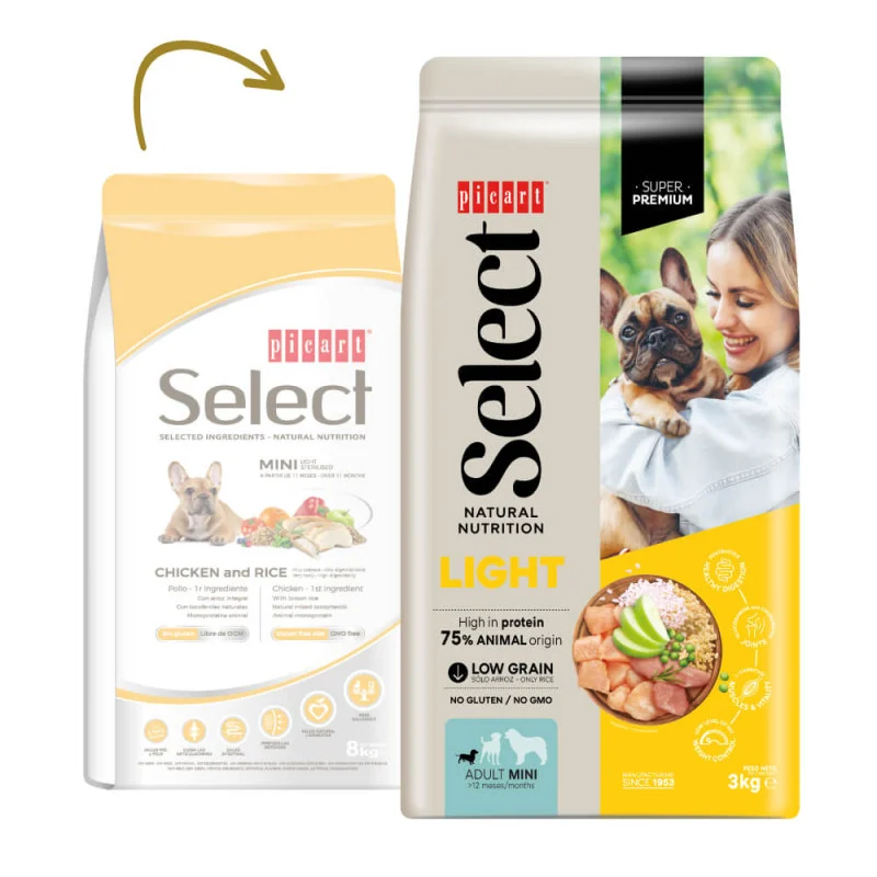 Picart Select Mini Light Cão – Frango e Arroz - Image 2