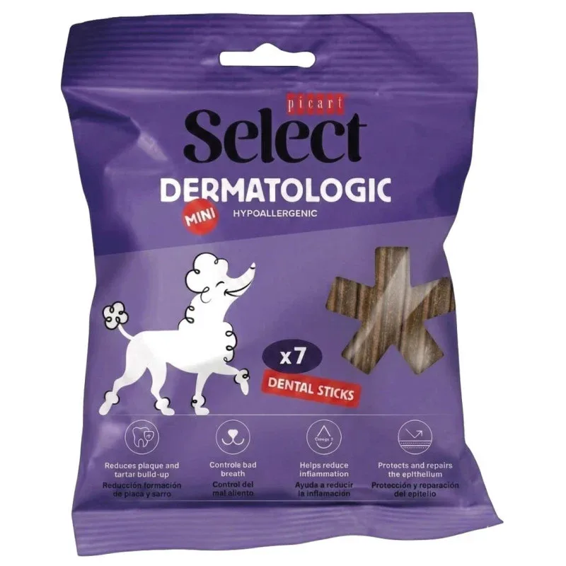 Picart Select Mini – Snack Dental Funcional para Cão Mini (Dermatológico / Gastrointestinal / Mobilidade / Controlo de Peso)
