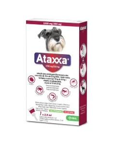 Pipetas Ataxxa Cães 10-25kg desparasitante externo