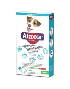 Pipetas Ataxxa Cães 4-10kg desparasitante externo
