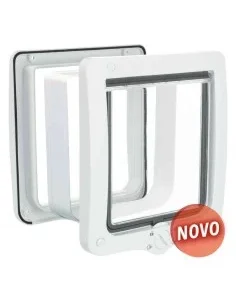 Porta para Gato 4 funções com Tunel XL (Branco)