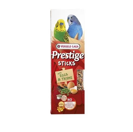PRESTIGE STICKS SMALL PARAKEETS EGGS & THYME 2 UNID 60GR - Image 2