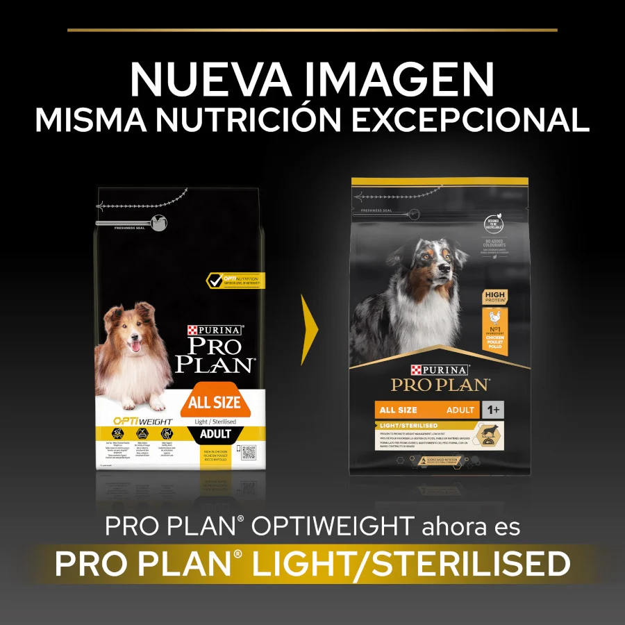 Pro Plan Adult Light/Sterilised Frango ração para cães - Image 2