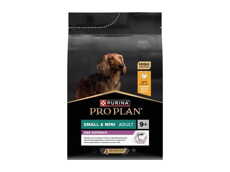 Pro Plan Age Defence Small & Mini 9+ – Ração seca para cão pequeno sénior – Frango
