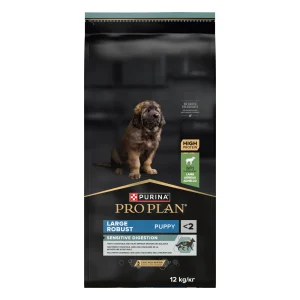 PRO PLAN Cachorro Porte Grande e Robusto Digestão Sensível Rico em Borrego 12 kg