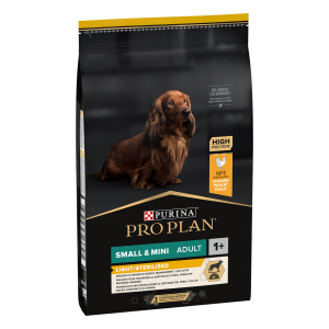 Pro Plan Cão Adulto Mini Light / Sterilised Rico em Frango 7kg para cão Adulto Pequeno para Controlo do Peso