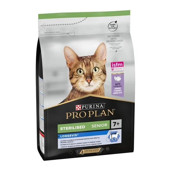 Pro Plan Cat Sterilised Senior Turkey- 10 kg