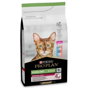 Pro Plan Esterilizado Duo Saboroso Bacalhau e Truta 1,5kg para gato adulto esterilizado