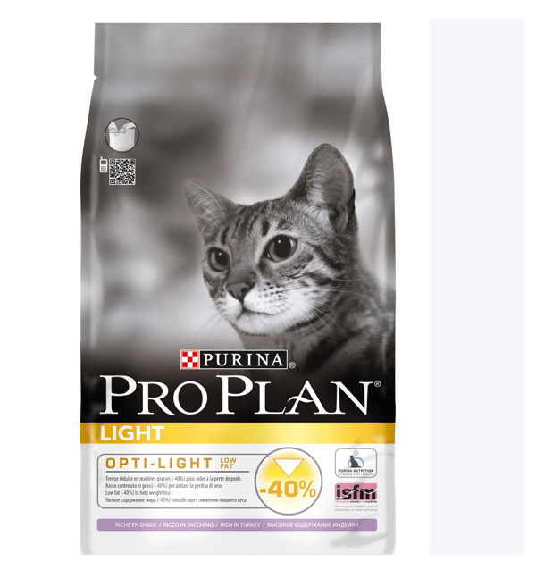 Pro Plan Gato Adulto Light Rico em Peru 3kg