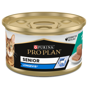 PRO PLAN Gato Sénior 7+ LONGEVIS® Mousse com Atum 85 gr
