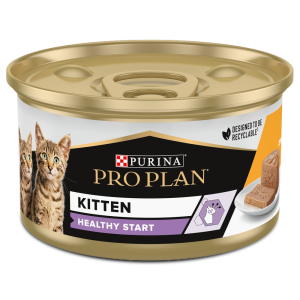 PRO PLAN Kitten Healthy Start Mousse Rica em Frango 85 g