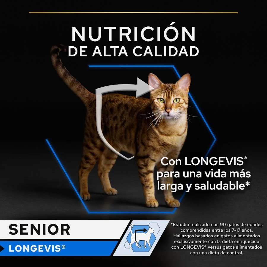 Pro Plan Senior Longevis Mousse de Atum em lata para gatos - Image 2