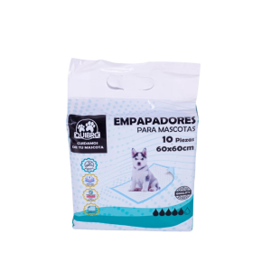 Protetores de Cama Absorventes Quibro 60x60cm 10 Unidades