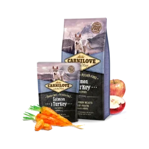 Puppy Grain-Free Salmão e Peru 1,5Kg – Carnilove