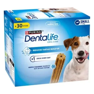 PURINA Dentalife snacks para cães de porte pequeno (7 kg-12 kg)