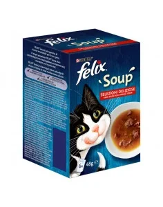 Purina Felix Soup Original Seleção do Campo 6x48gr