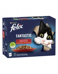 Purina Felix Fantastic Saborosa Seleção em Gelatina 12x85gr